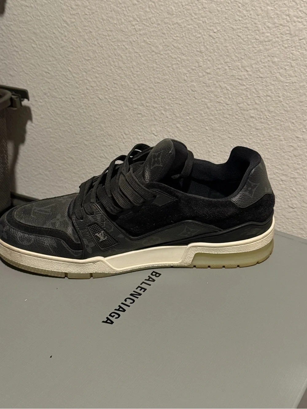 LV Trainer leather low sneakers